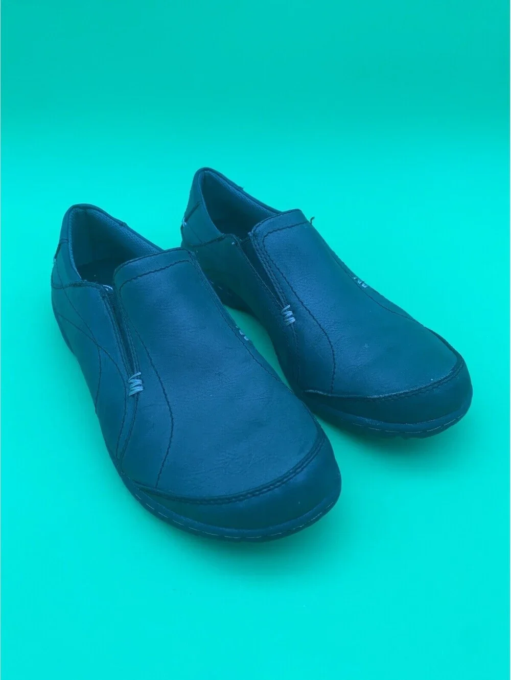 Dr. Scholl's Women's Size 7M Black Hadley Faux Leather Slip-On Comfort Shoes